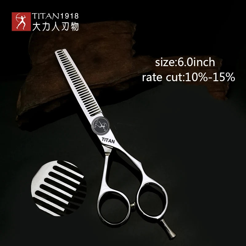 Hikari Titan Professional Japanese Hair Scissors – 6.0” Cutting & Thinning Shears