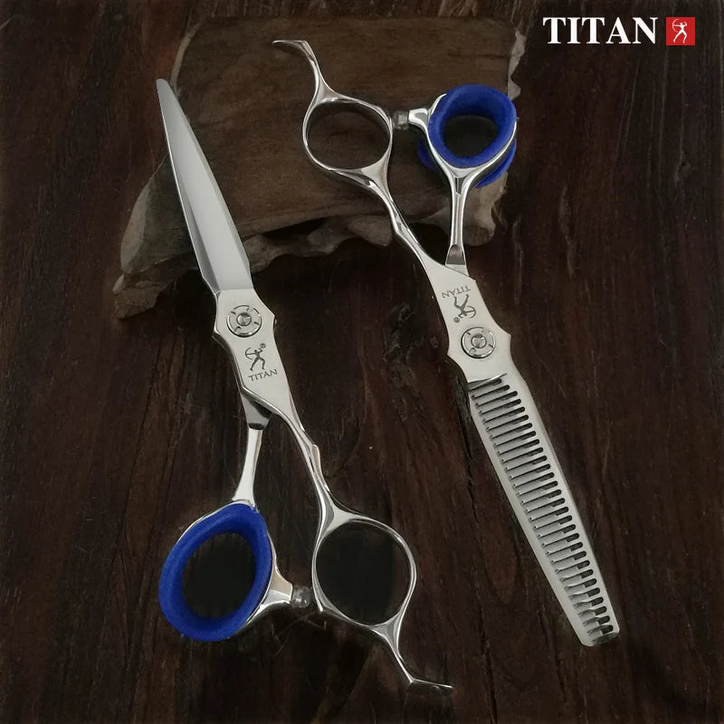 Hikari Titan Professional Japanese Hair Scissors – 6.0” Cutting & Thinning Shears
