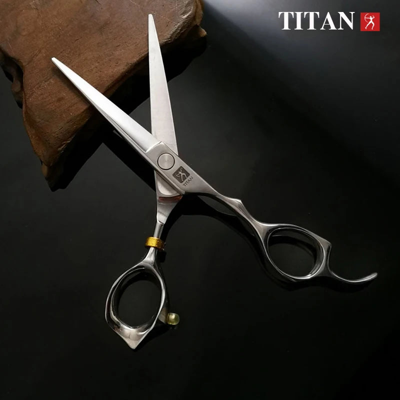 Hikari Titan 3D Professional Japanese Hair Scissors – Cutting & Thinning Shears for Barbers & Hairdressers