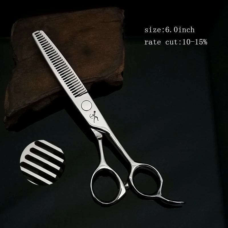 Hikari Titan Professional Japanese Hair Scissors – 440C Steel Cutting & Thinning Shears, 5.5–6.5”