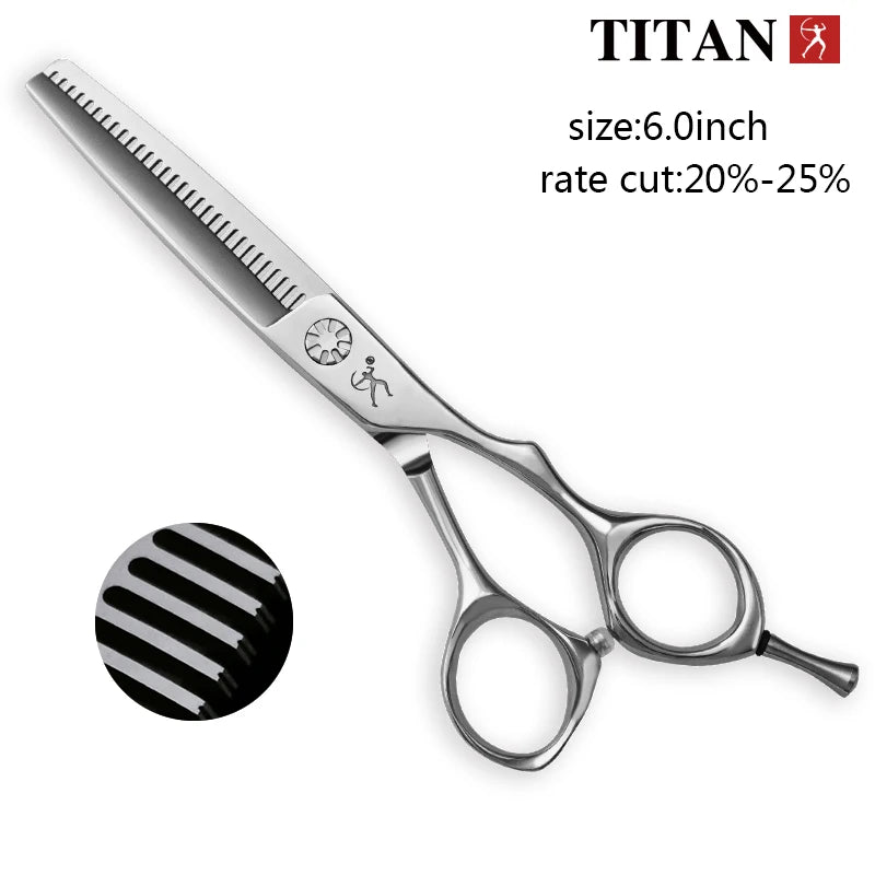 Hikari Titan Japanese VG10 Professional 6.0” Hair Thinning Scissors
