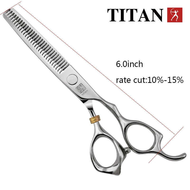 Hikari Titan Professional Japanese Hair Scissors – 440C Steel Cutting & Thinning Shears, 5.0–6.5”