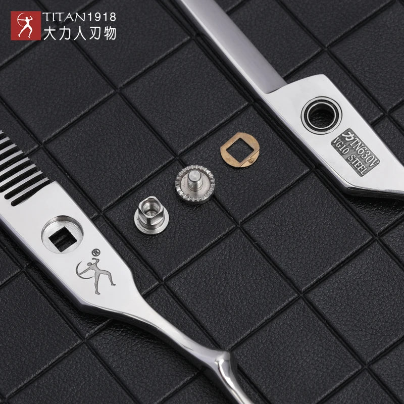 Hikari Titan Professional Japanese Hair Scissors – VG10 Steel Cutting & Thinning Shears