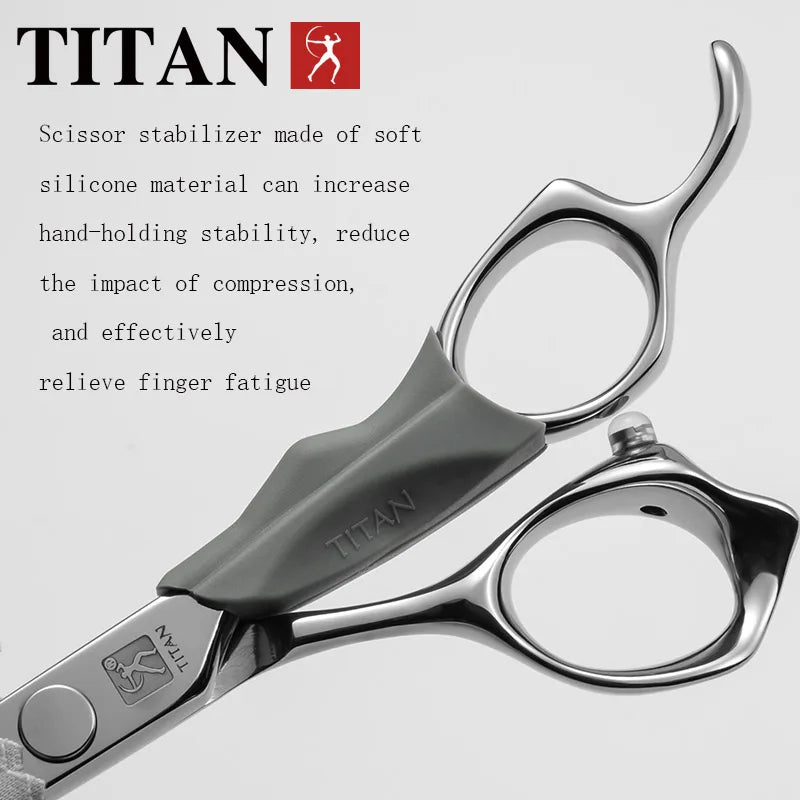 Hikari Titan Professional Japanese Hair Scissors – 440C Steel Cutting & Thinning Shears, 5.0–6.5”