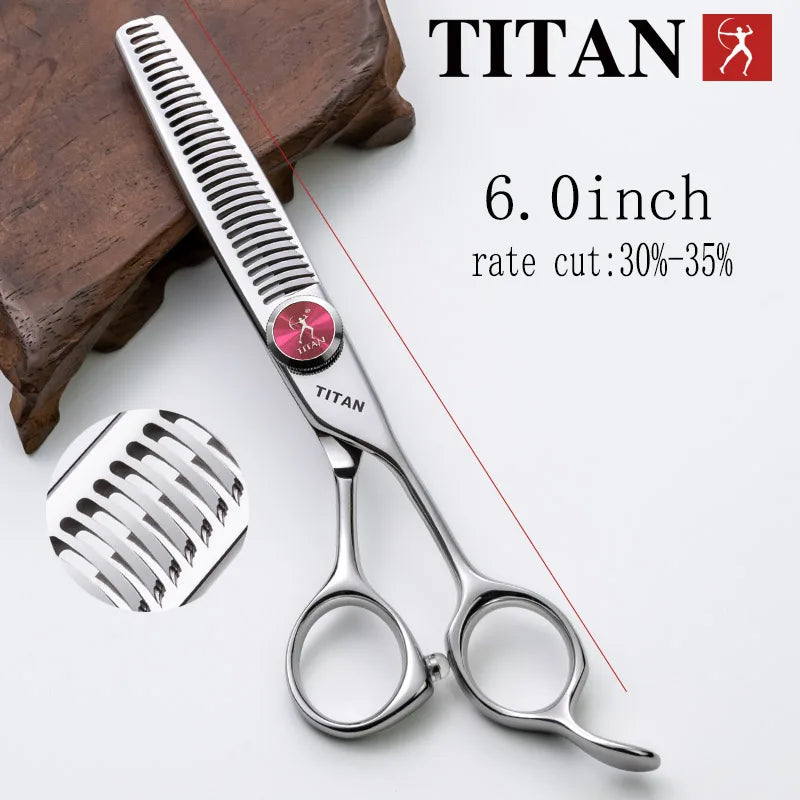 Hikari Titan Professional Japanese Hair Scissors – VG10 Steel Cutting & Thinning Shears, 6.0–6.5”