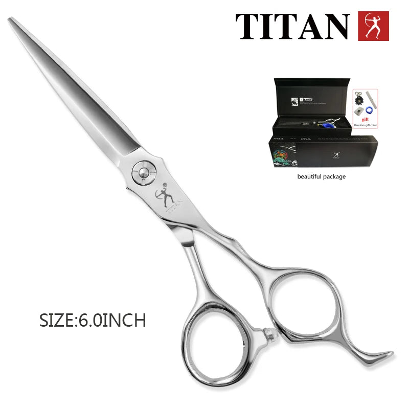 Hikari Titan Professional Japanese Hair Scissors – 6.0” Cutting & Thinning Shears