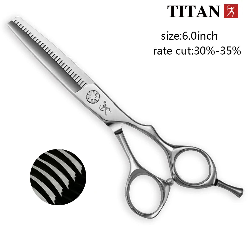 Hikari Titan Japanese VG10 Professional 6.0” Hair Thinning Scissors