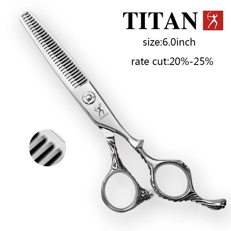Hikari Titan Professional Japanese Hair Scissors – Cutting & Thinning Shears for Barbers & Hairdressers