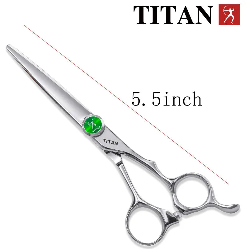 Hikari Titan Professional Japanese Hair Scissors – VG10 Steel Cutting & Thinning Shears, 5.5–6.5”