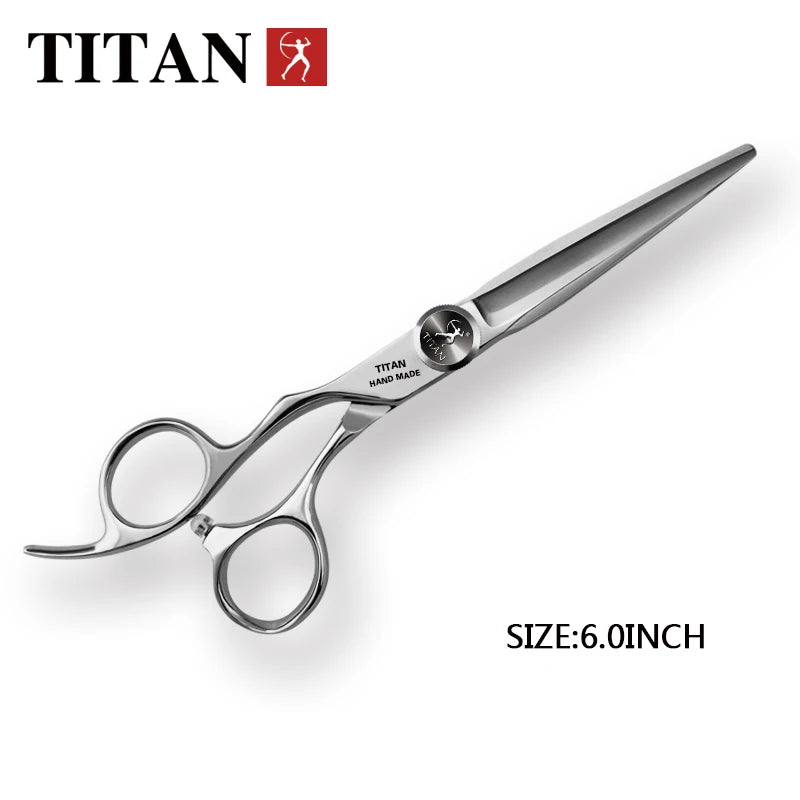 Hikari Titan Professional Japanese Scissors – Left-Handed Cutting & Thinning Shears