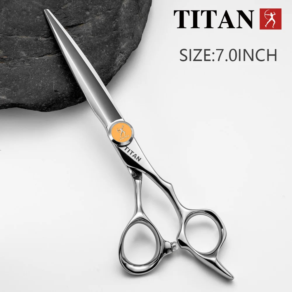 Hikari Titan Professional Japanese Hair Scissors – 440C Steel Cutting & Thinning Shears