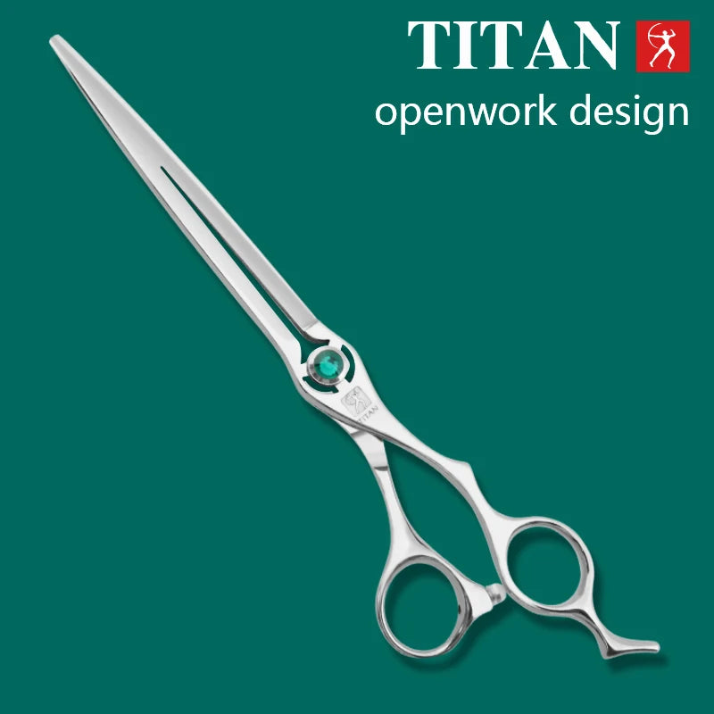 Hikari Titan Professional Japanese Pet Grooming Scissors – 7.0–7.5” Cutting Shears