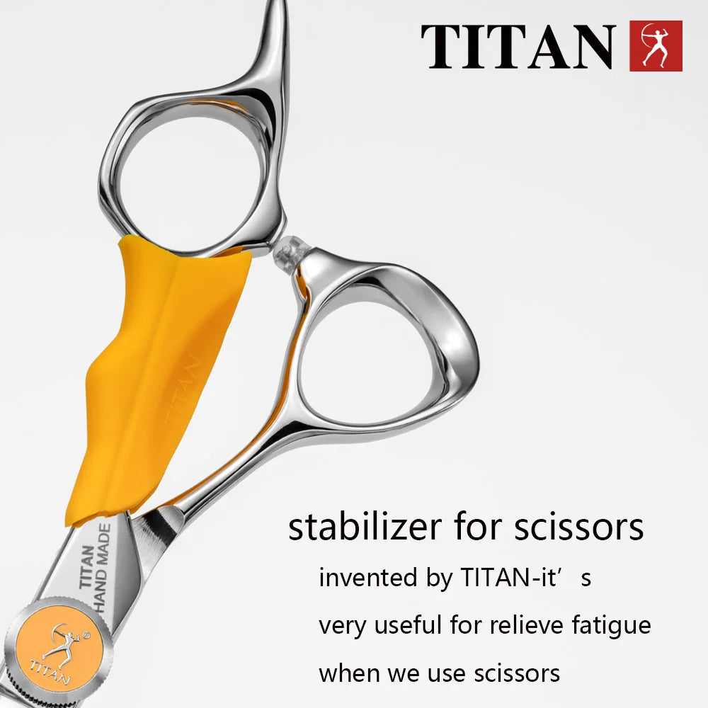 Hikari Titan Professional Japanese Hair Scissors – 440C Steel Cutting & Thinning Shears